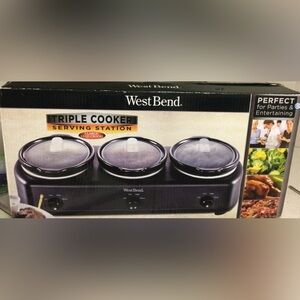 Triple Cooker Station - Black